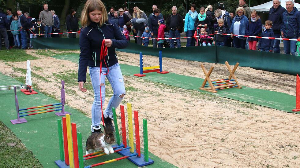 Tiershow auf der Seewiese Friedberg