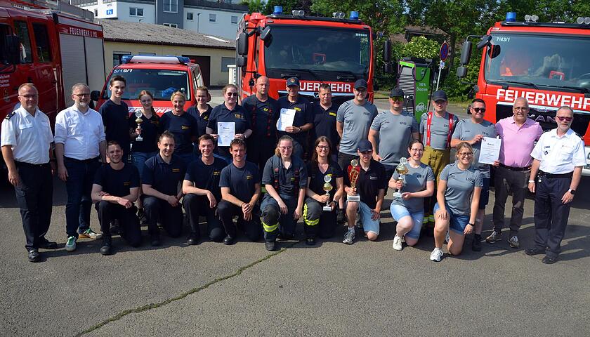 Leistungsvergleich der Feuerwehrleute