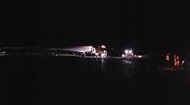 So lief der Schwertransport der Teile für den Windpark Grünberg