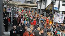 Protest gegen NPD-Veranstaltung