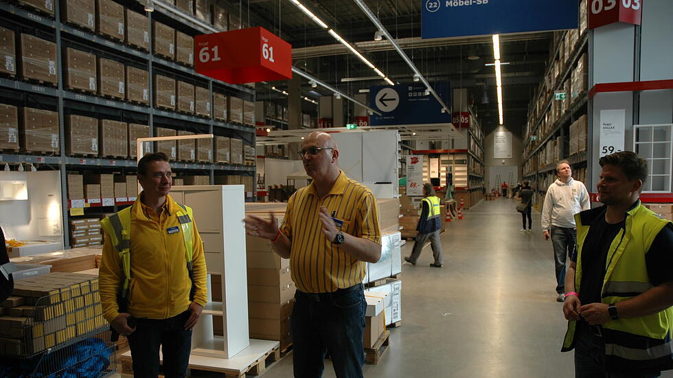 So sieht's kurz vor der Eröffnung in IKEA Wetzlar aus