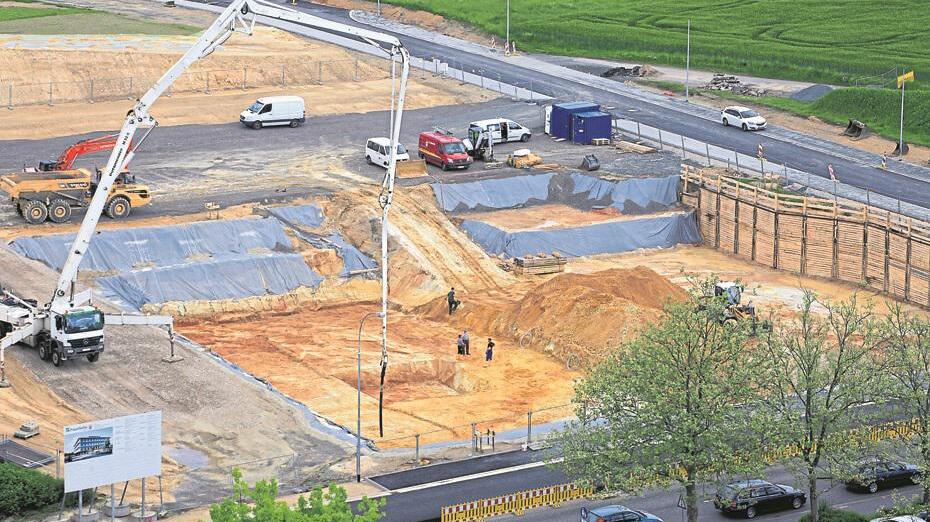 Baustellen in der Stadt Gießen