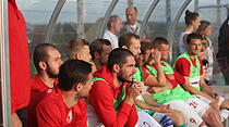 So feiert der FSV Fernwald seinen Kantersieg im Verbandsliga-Derby