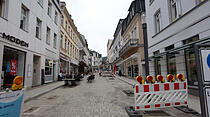 Impressionen der neugestalteten Fußgängerzone Bad Nauheim