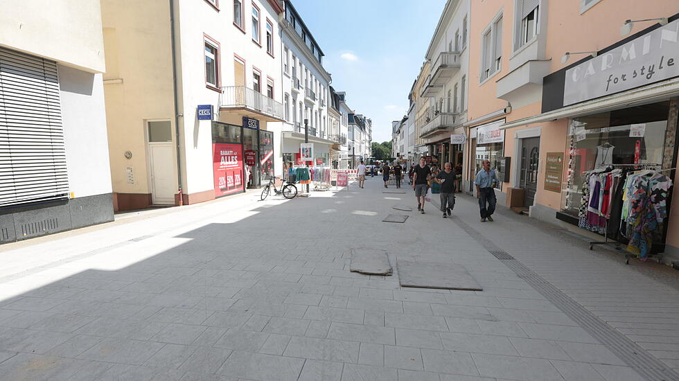Impressionen der neugestalteten Fußgängerzone Bad Nauheim