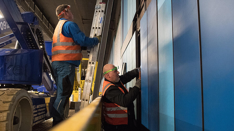 Bauarbeiten im S-Bahn Tunnel