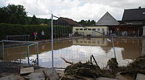 Flut in Nidda
