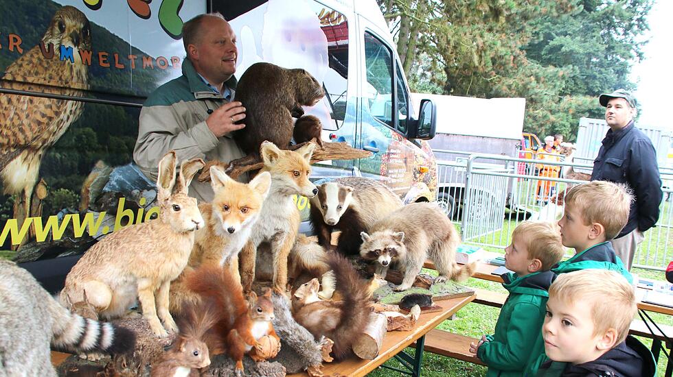Tiershow auf der Seewiese Friedberg