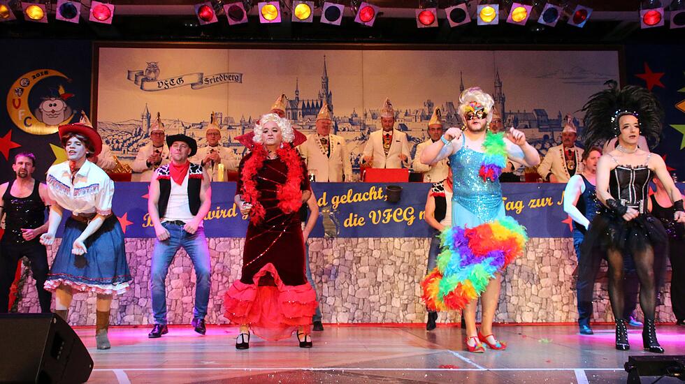 N&auml;rrische Ausgelassenheit bei der VFCG