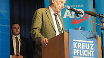 Protest gegen Alexander Gauland in Altenstadt