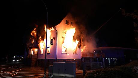 Großbrand in Homberg Ober-Ofleiden