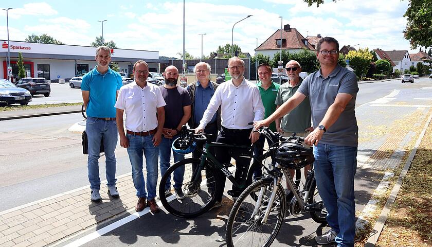 Radweg zwischen Gisselberg  und Niederweimar verbessert