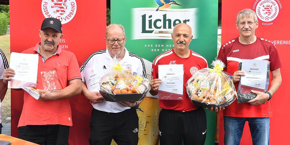 31 Schiedsrichter in Gie&szlig;en geehrt