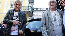 Die Amigos auf dem Bad Nauheimer Aliceplatz