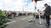 Eröffnung der B3/B45-Ortsumgehung Wöllstadt