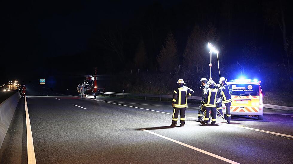 Tanklaster-Unfall auf A5