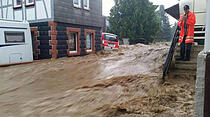 Flut in Nidda