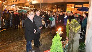 Der Zerstörung von 1944 gedacht