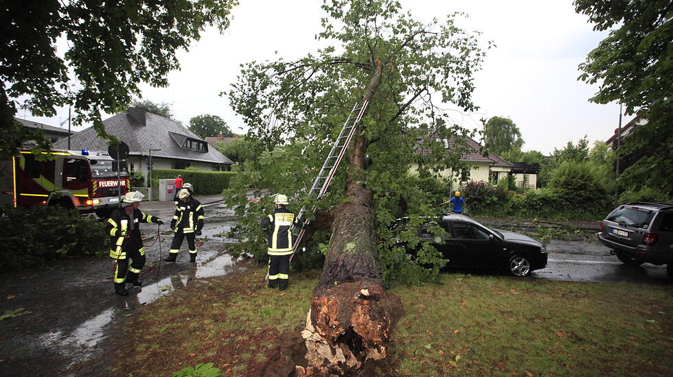 So sah es nach dem Unwetter in Gießen aus