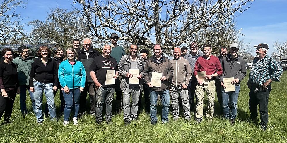 Streuobstwiesenpfleger ausgezeichnet