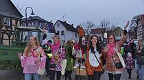 "Hasenspringer"-Umzug und Party in Rosbach