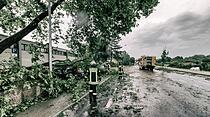 Impressionen aus Gießen nach dem Unwetter