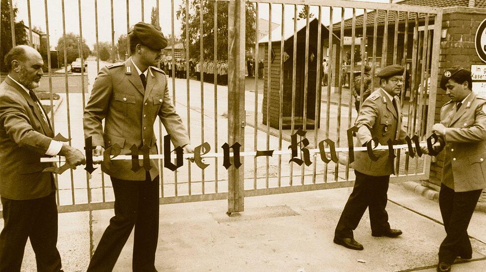 Titel: Steubenkaserne im September 1993 vor der Schliessung