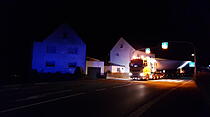 So lief der Schwertransport der Teile für den Windpark Grünberg