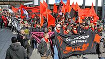 Protest gegen NPD-Veranstaltung