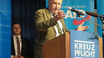 Protest gegen Alexander Gauland in Altenstadt