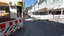 Impressionen der neugestalteten Fußgängerzone Bad Nauheim