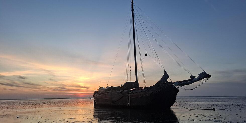 Segeltour vor niederl&auml;ndischer K&uuml;ste