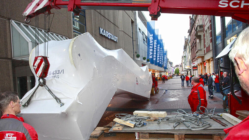 Neue Rolltreppen für Karstadt
