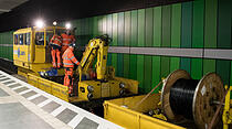 Bauarbeiten im S-Bahn Tunnel