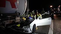 Tanklaster-Unfall auf A5