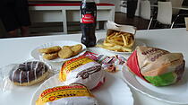 Der Test des Burger-King-Lieferservice in Bildern