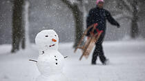 Schnee in Frankfurt am Main