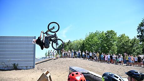 Pumptrack-Anlage in Steinbach er&ouml;ffnet
