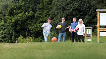 Eine Runde Fußballgolf in Wölfersheim