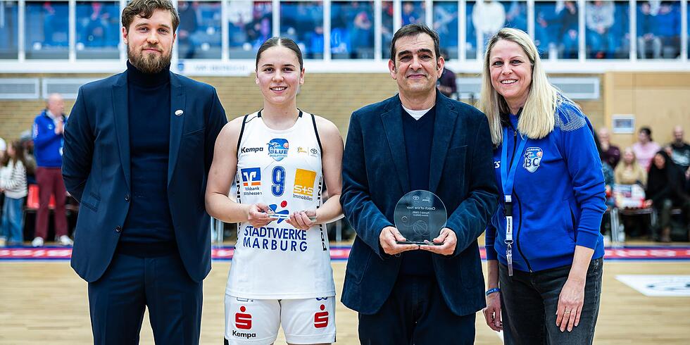 Zwei Auszeichnungen f&uuml;r BC Marburg