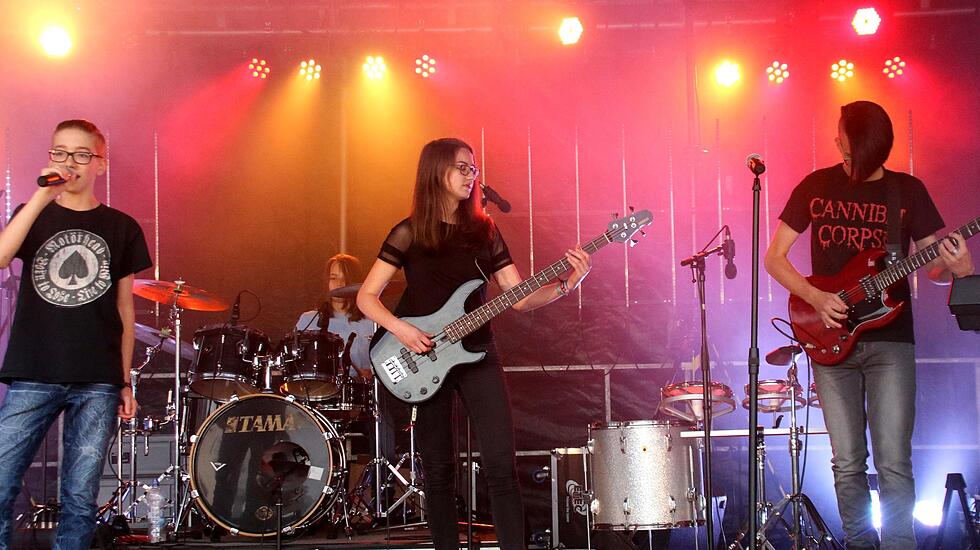 Rock im Sprudelhof  der Musikschule Bad Nauheim