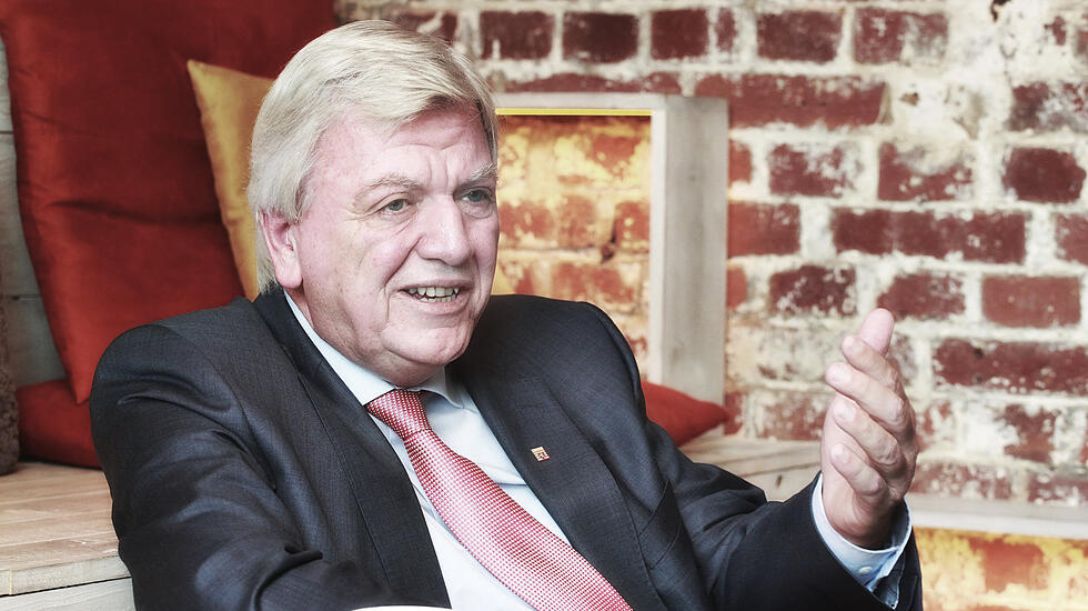Bouffier vs. Schäfer-Gümbel: Die Bilder zum großen Streitgespräch