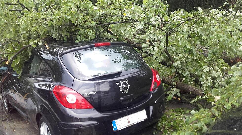 So sah es nach dem Unwetter in Gießen aus