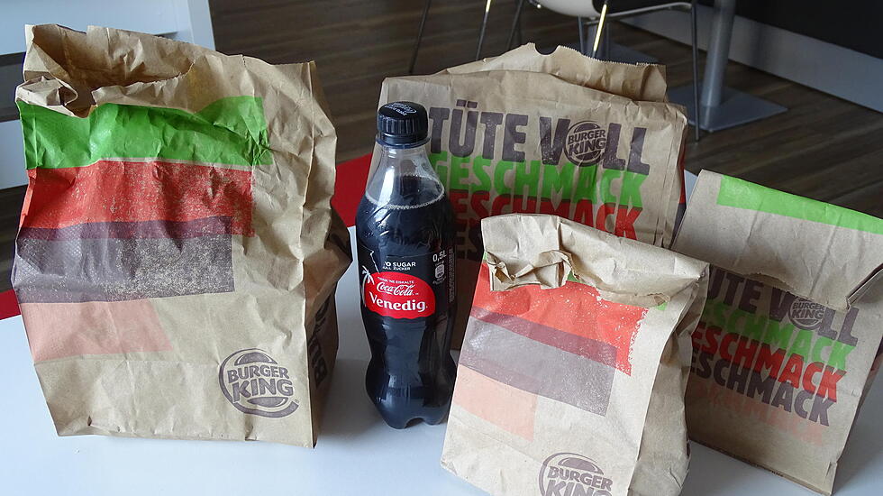 Der Test des Burger-King-Lieferservice in Bildern
