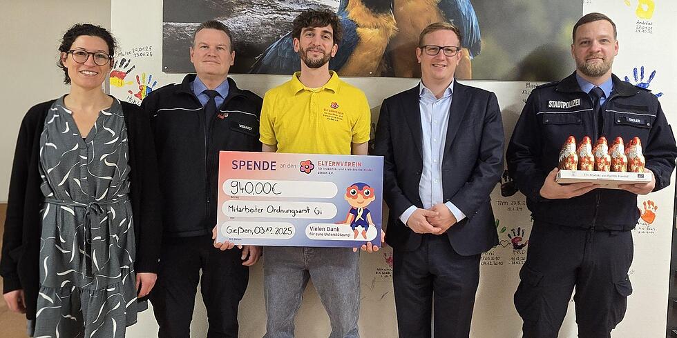 Ordnungsamt spendet an Station Peiper