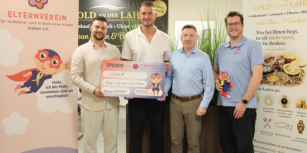 Gold an der Lahn spendet 2.000 Euro