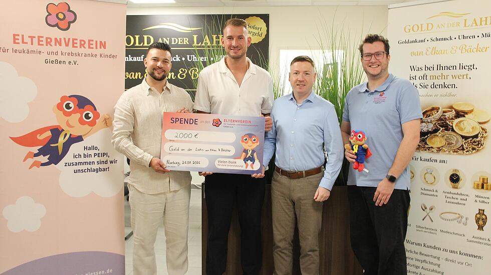 Gold an der Lahn spendet 2.000 Euro