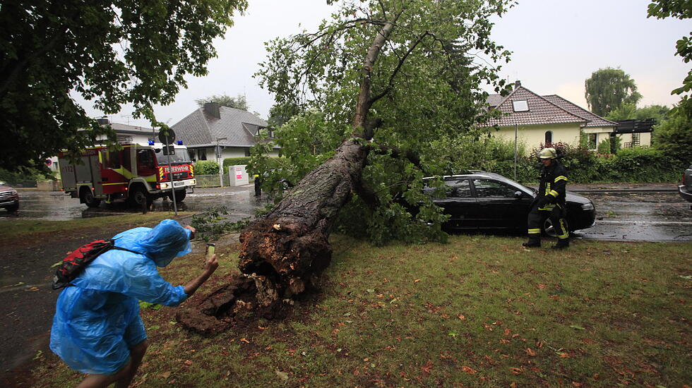 So sah es nach dem Unwetter in Gießen aus