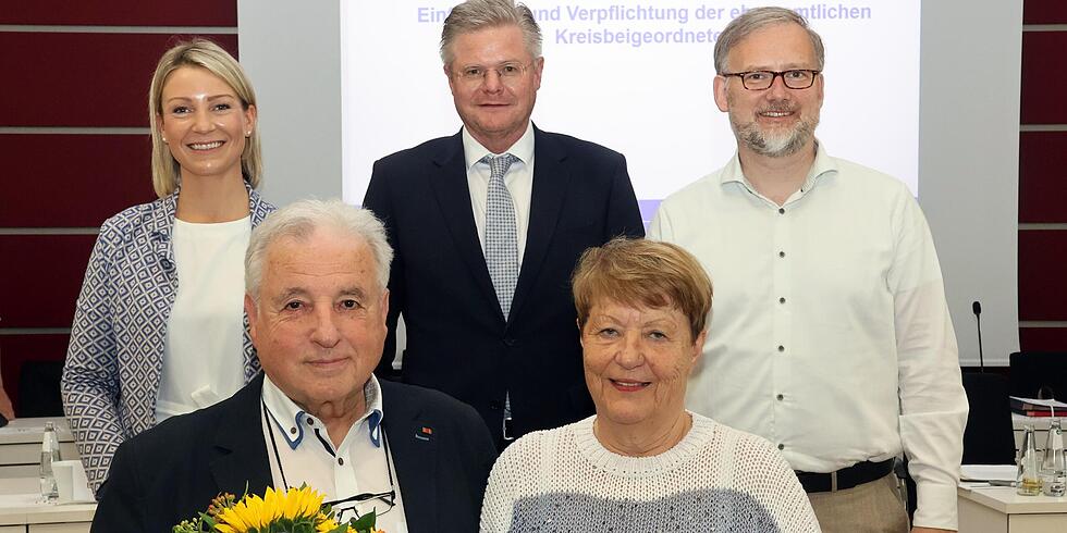 Sigrid Waldheim und Klaus Weber zu Ehrenkreisbeigeordneten ernannt