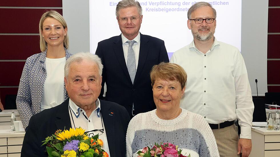 Sigrid Waldheim und Klaus Weber zu Ehrenkreisbeigeordneten ernannt